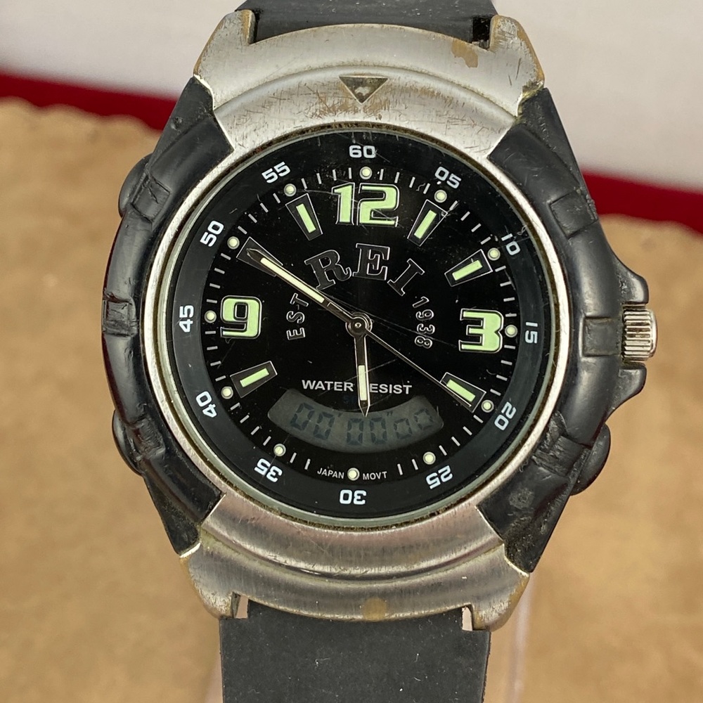 REI Analog Digital Multi Function Sports Watch